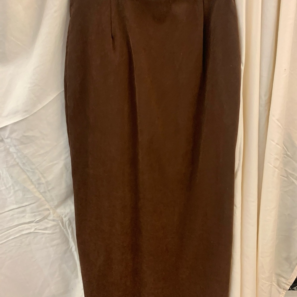 Orvis Classic Brown Pencil Skirt